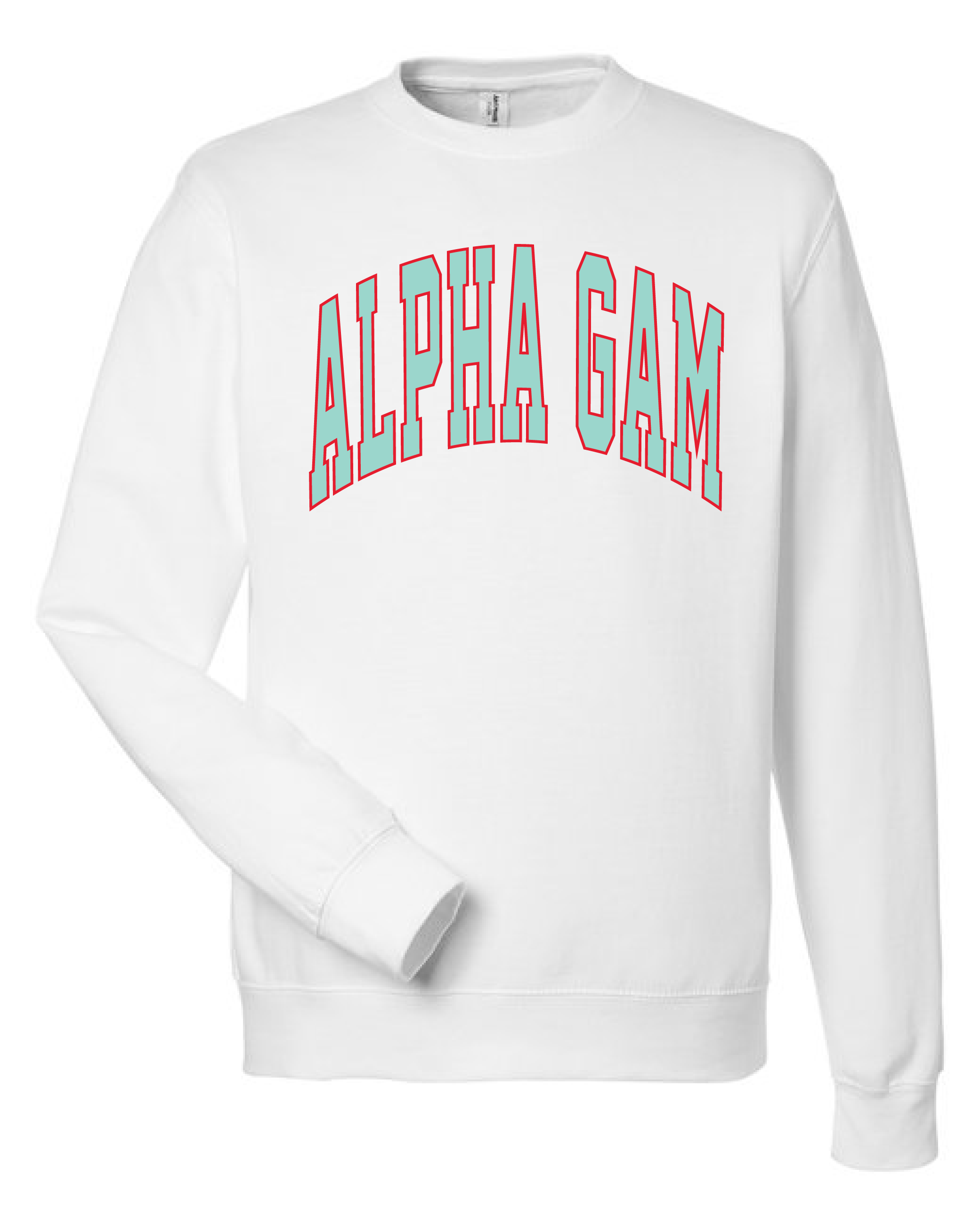 WS - Varsity Crew in White (min qty 6) $24 / $55