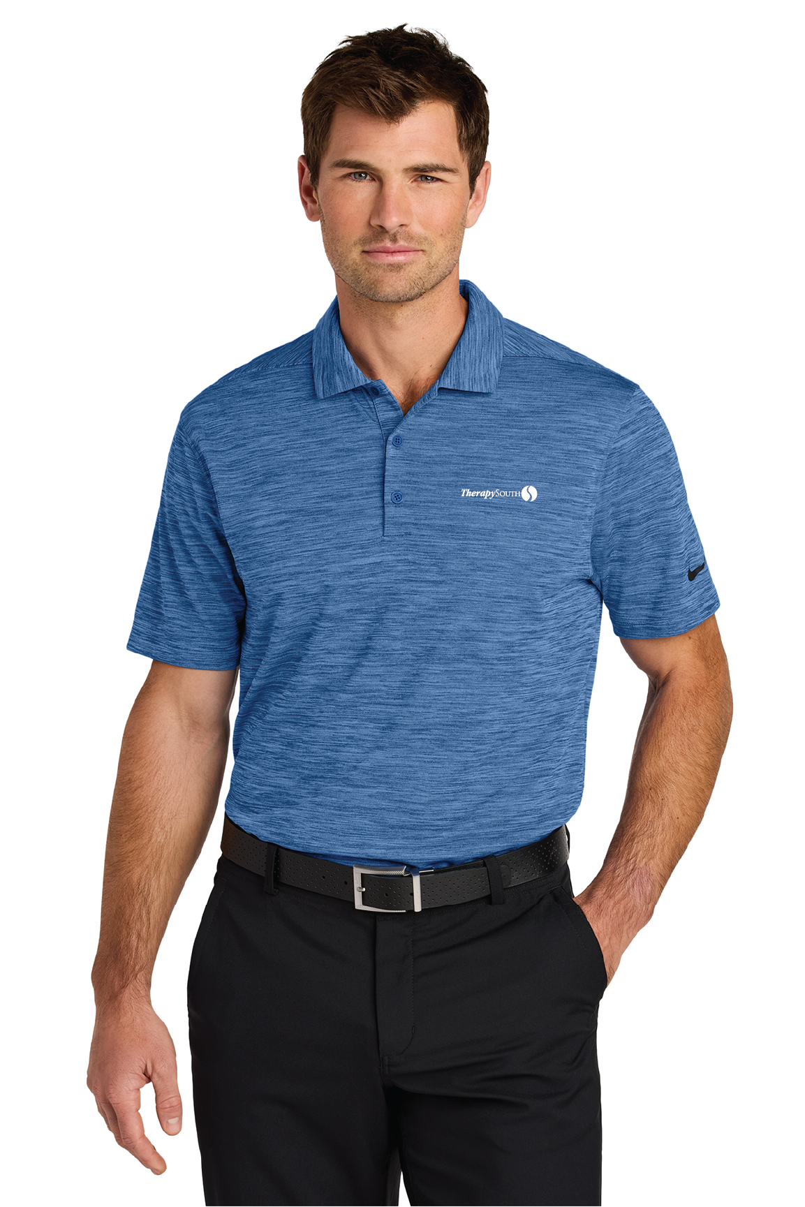 TherapySouth Men's Nike Dri-Fit Striated Polo