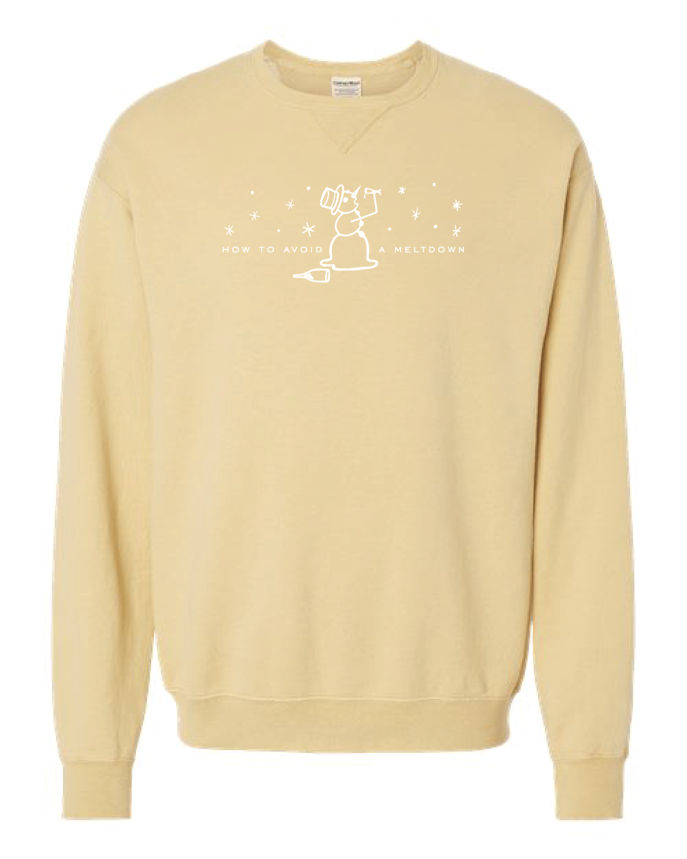 How to Avoid a meltdown puff ink crewneck