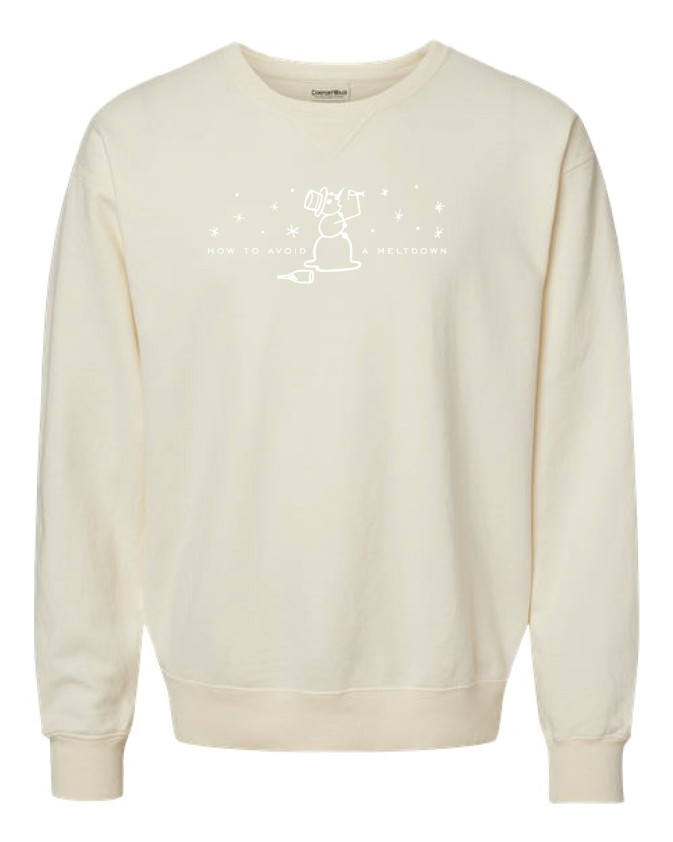 How to Avoid a meltdown puff ink crewneck