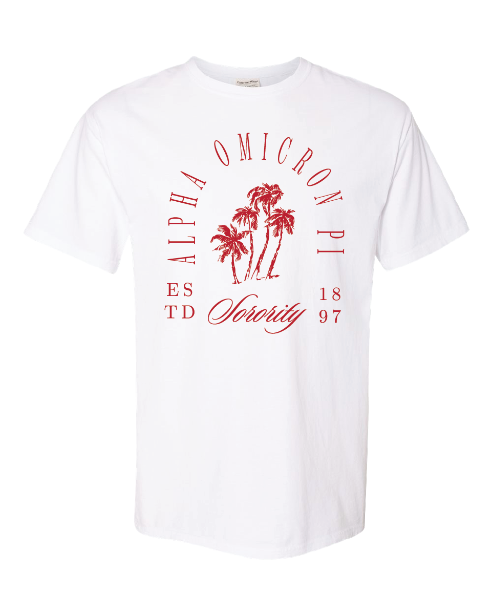 Alpha Omicron Pi Society Tee