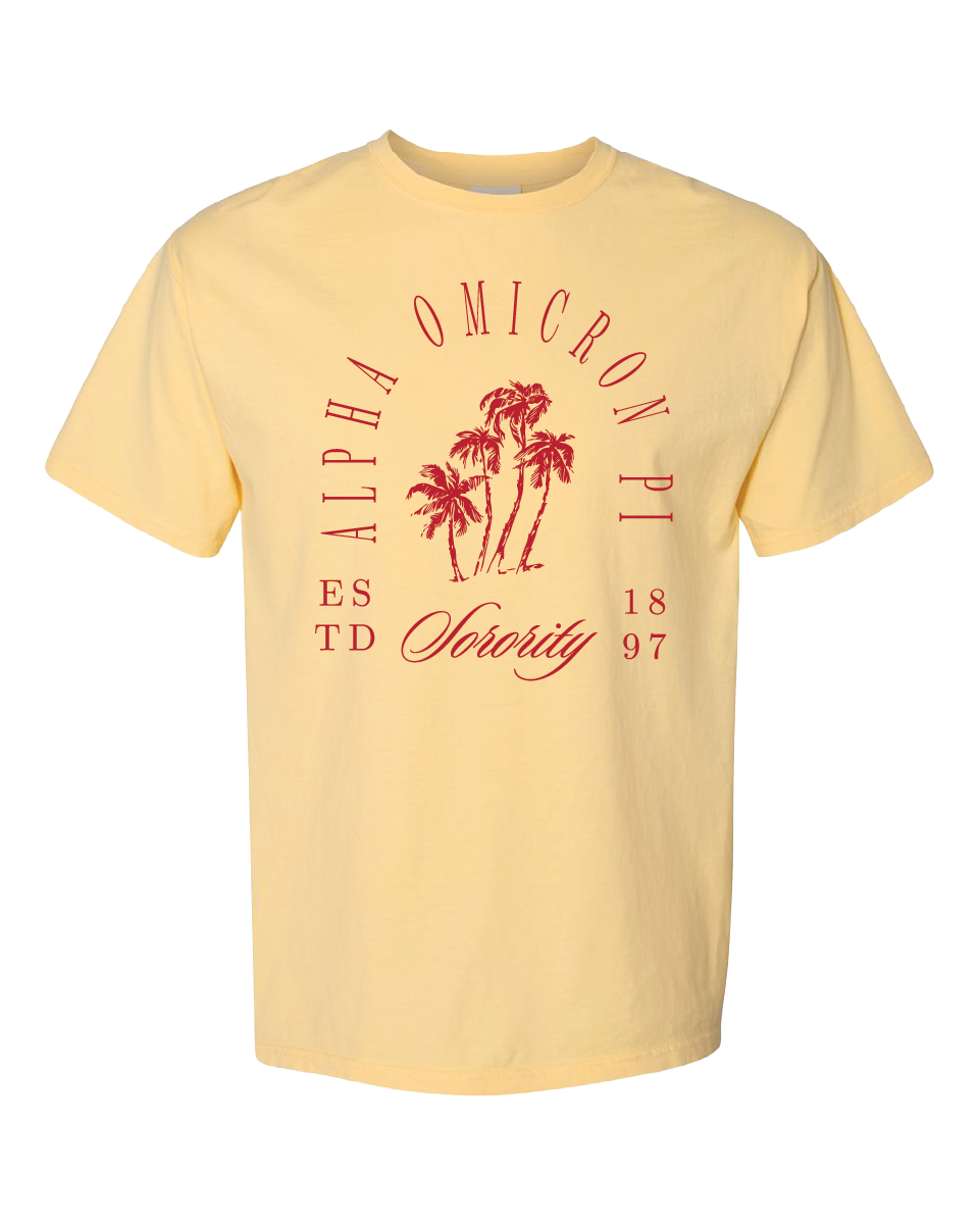 Alpha Omicron Pi Society Tee