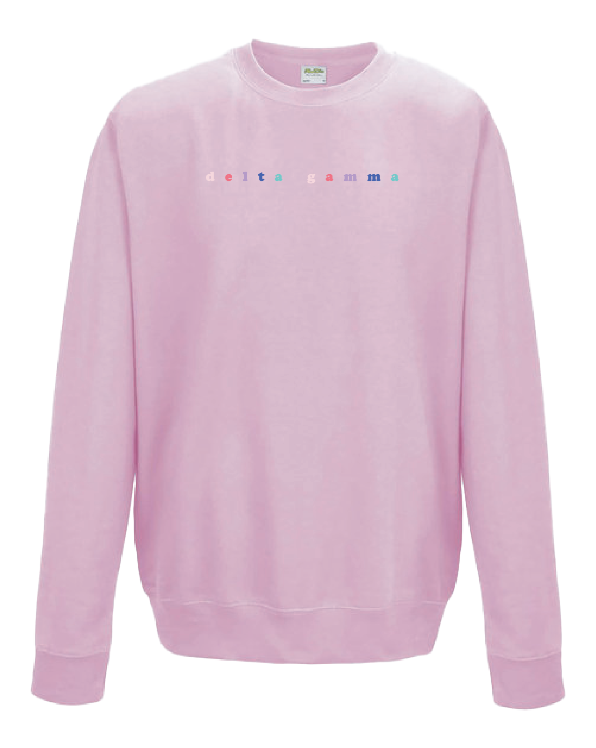 WS - Delta Gamma Bubble Rnb Emb Crew (min qty 6) $28 / $65