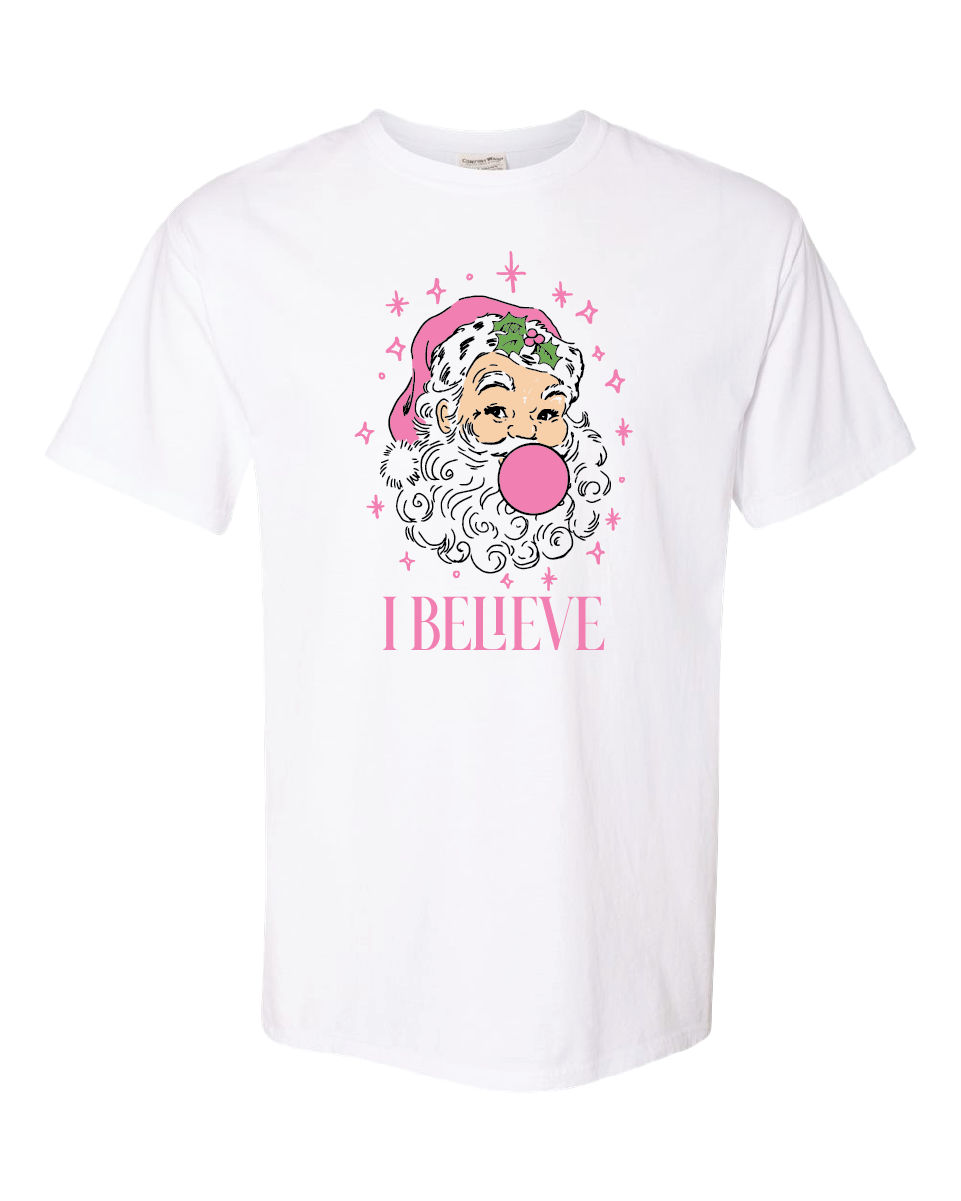 Bubblegum Santa Tee