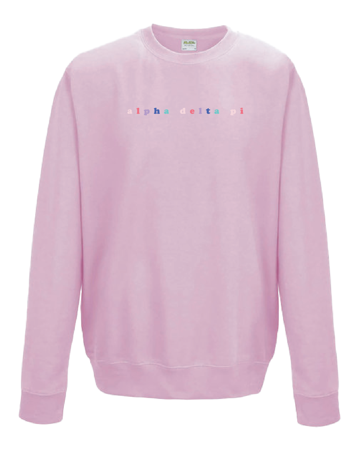 WS - Alpha Delta Pi Bubble Rnb Emb Crew (min qty 6) $28 / $65