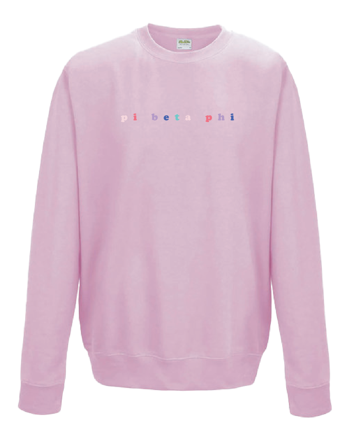 WS -Pi Beta Phi Bubble Rnb Emb Crew (min qty 6) $28 / $65