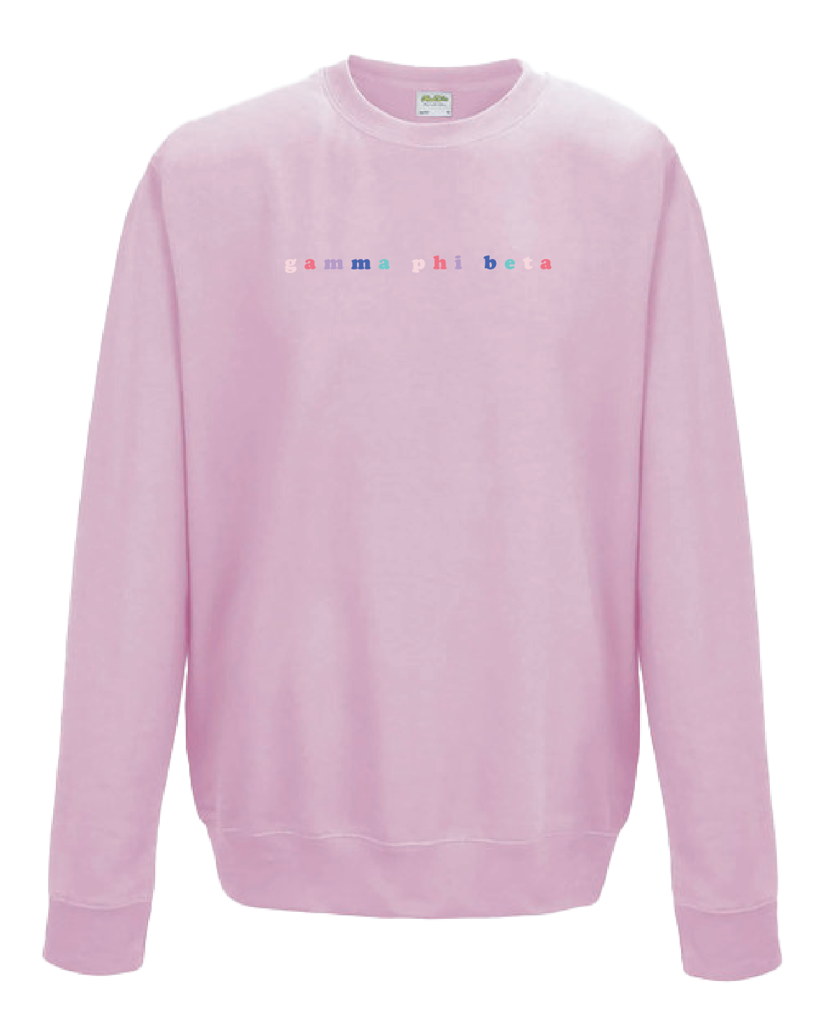 WS - Gamma Phi Beta Bubble Rnb Emb Crew (min qty 6) $28 / $65