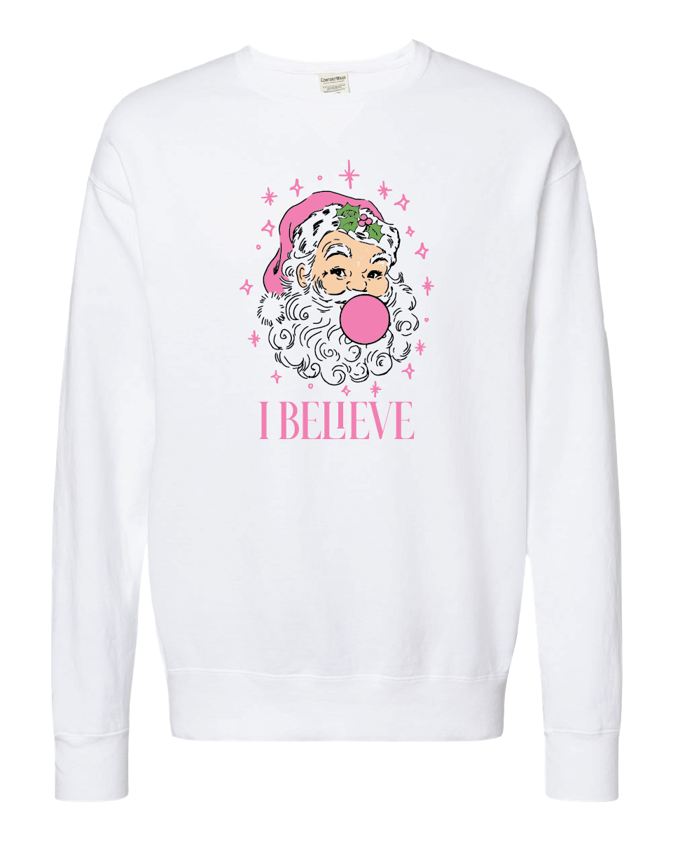 Bubblegum Santa Crewneck