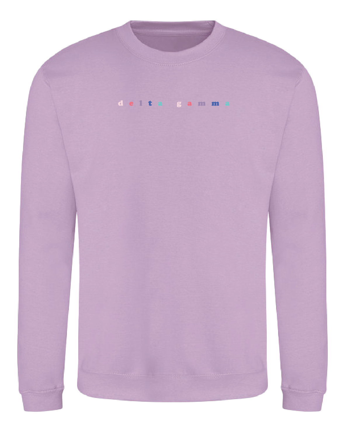 WS - Delta Gamma Bubble Rnb Emb Crew (min qty 6) $28 / $65
