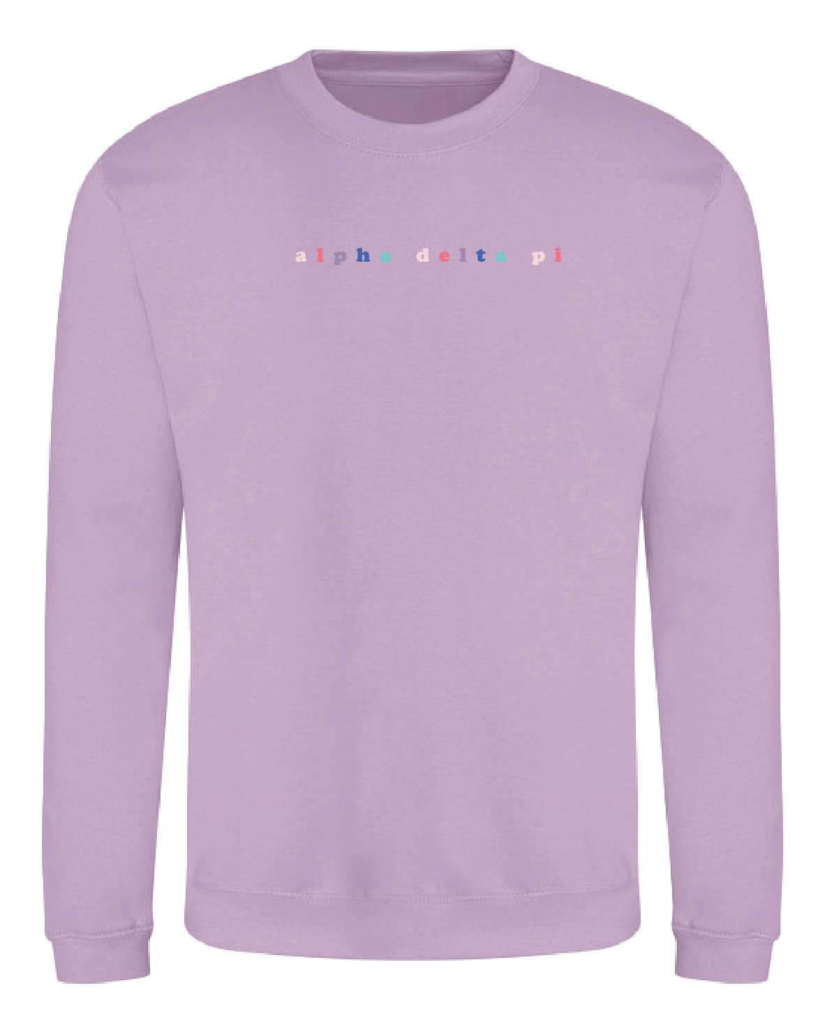 WS - Alpha Delta Pi Bubble Rnb Emb Crew (min qty 6) $28 / $65