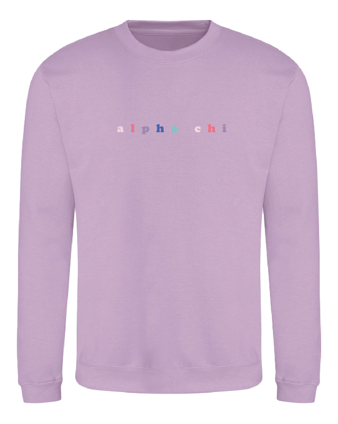 WS - Alpha Chi Omega Bubble Rnb Emb Crew (min qty 6) $28 / $65
