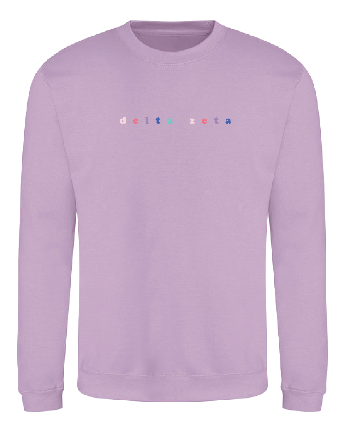 WS - Delta Zeta Bubble Rnb Emb Crew (min qty 6) $28 / $65