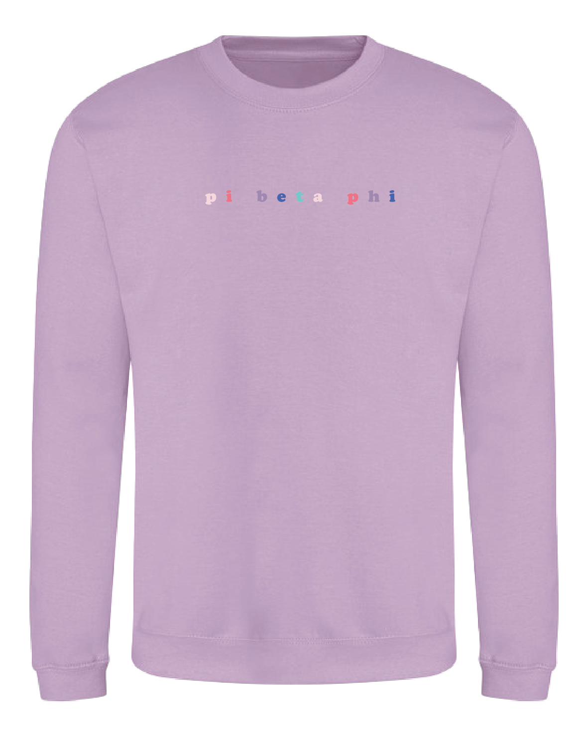 WS -Pi Beta Phi Bubble Rnb Emb Crew (min qty 6) $28 / $65