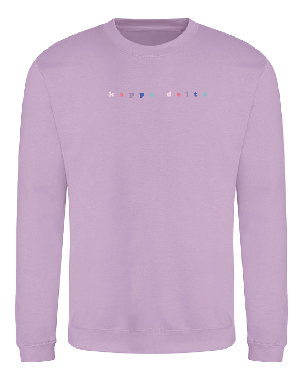 WS -Kappa Delta Bubble Rnb Emb Crew (min qty 6) $28 / $65
