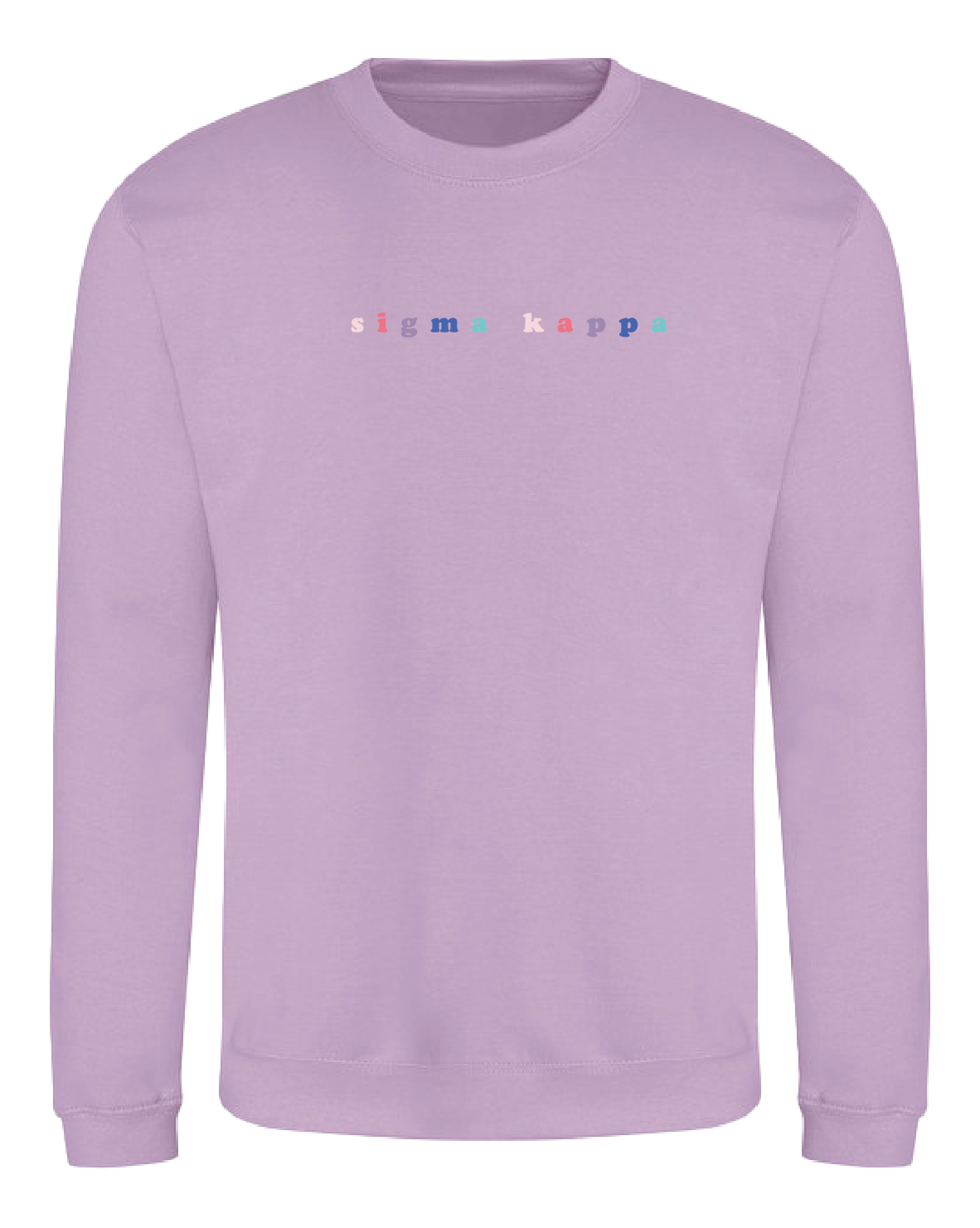 WS -Sigma Kappa Bubble Rnb Emb Crew (min qty 6) $28 / $65