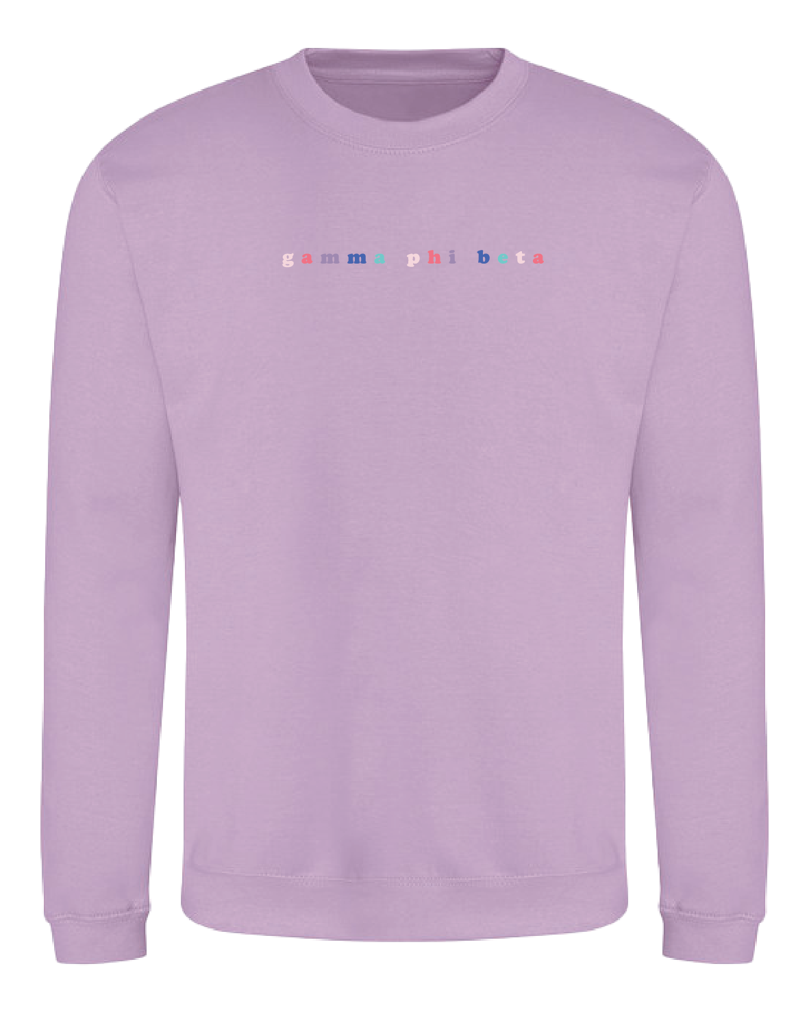 WS - Gamma Phi Beta Bubble Rnb Emb Crew (min qty 6) $28 / $65