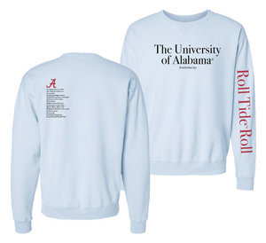 Univerity of Alabama Fight Song Fleece Top