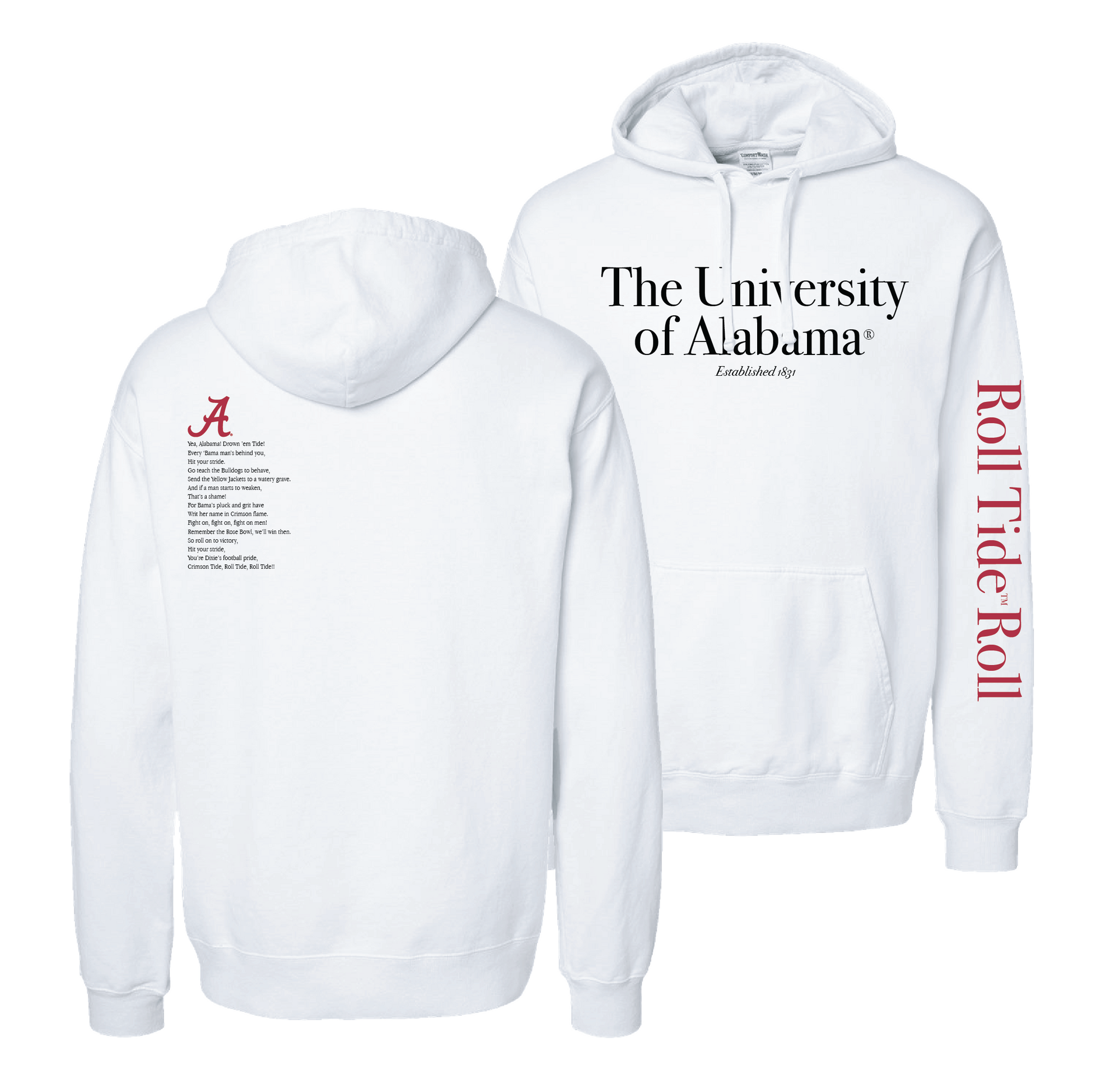 Univerity of Alabama Fight Song Fleece Top