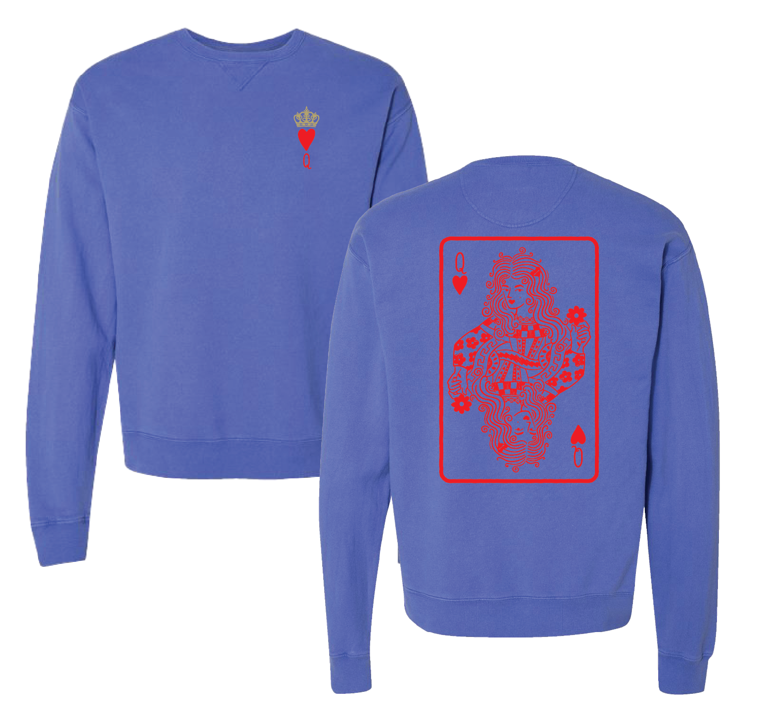 Queen of hearts Crewneck