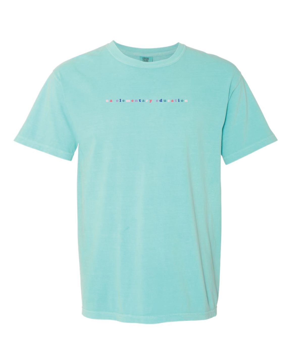 UA Elementary Education Multicolor Bubble Tee