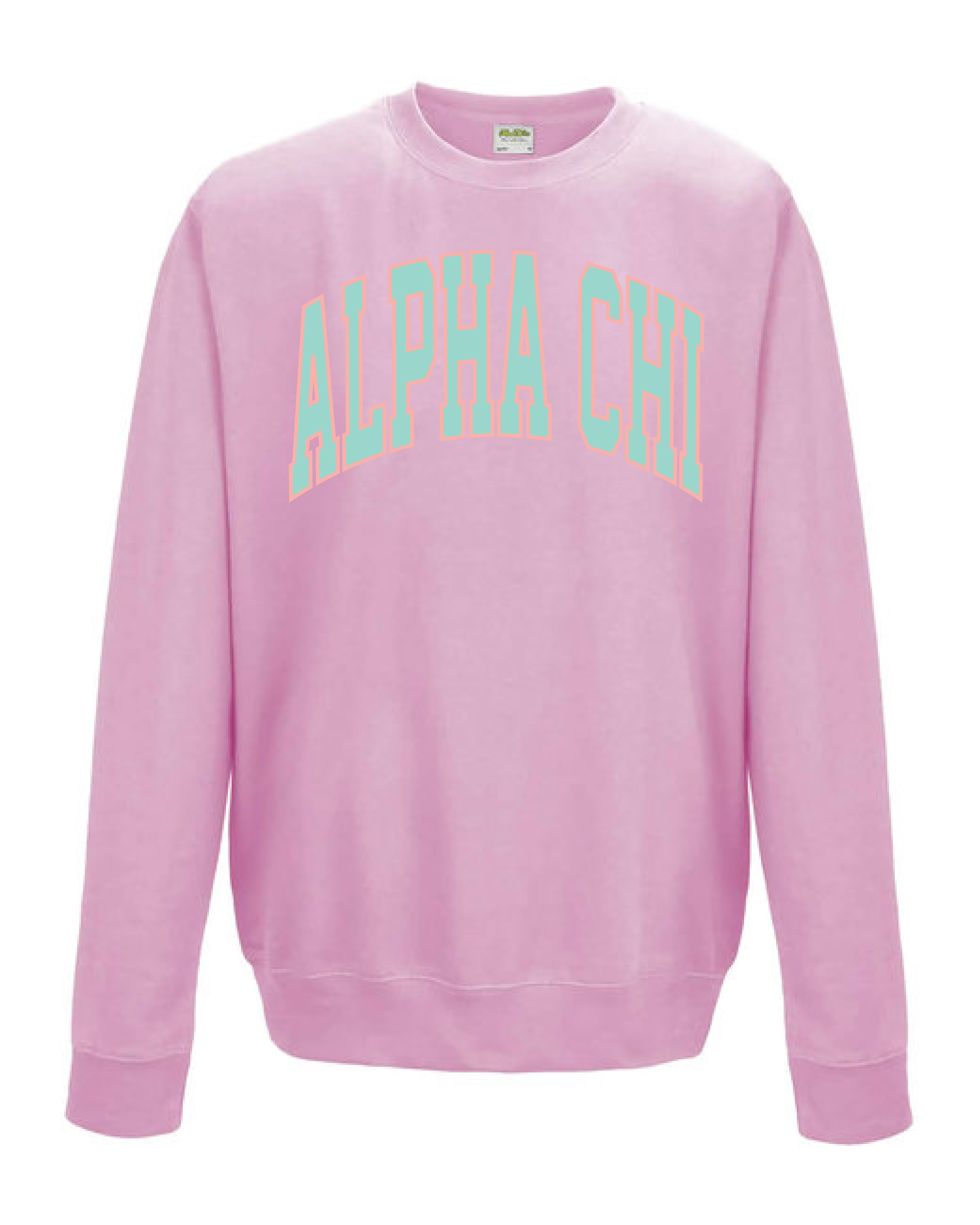 WS - Varsity Crew in Baby Pink (min qty 6) $24 / $55