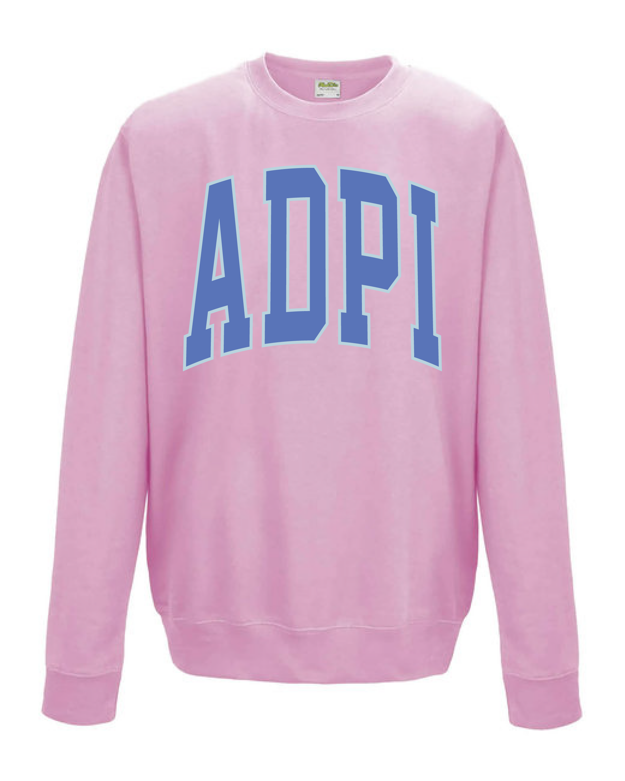 WS - Varsity Crew in Baby Pink (min qty 6) $24 / $55