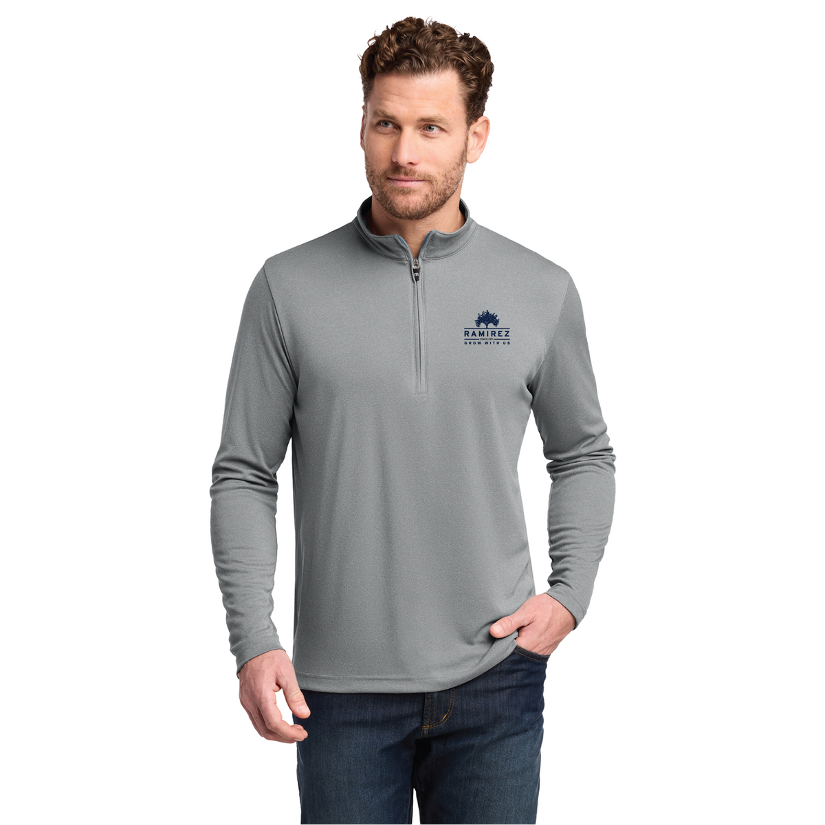 Ramirez Men's Embroidered Quarter Zip (preorder)