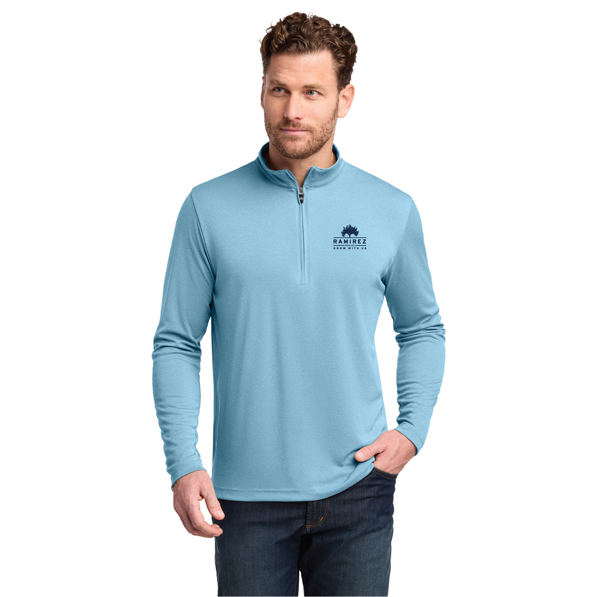 Ramirez Men's Embroidered Quarter Zip (preorder)