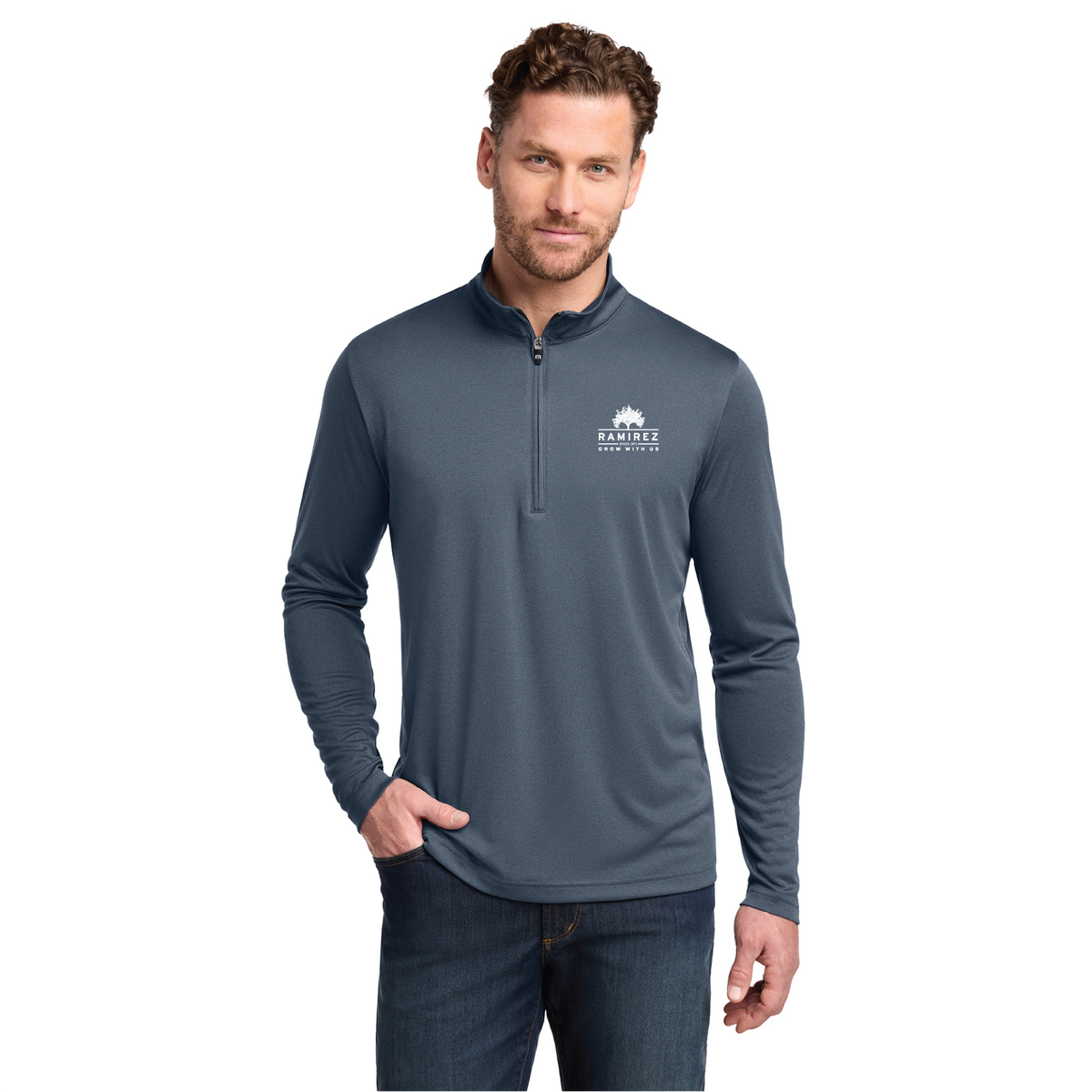 Ramirez Men's Embroidered Quarter Zip (preorder)