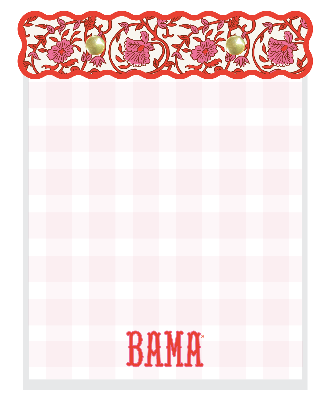 Block Print Sorority Notepads