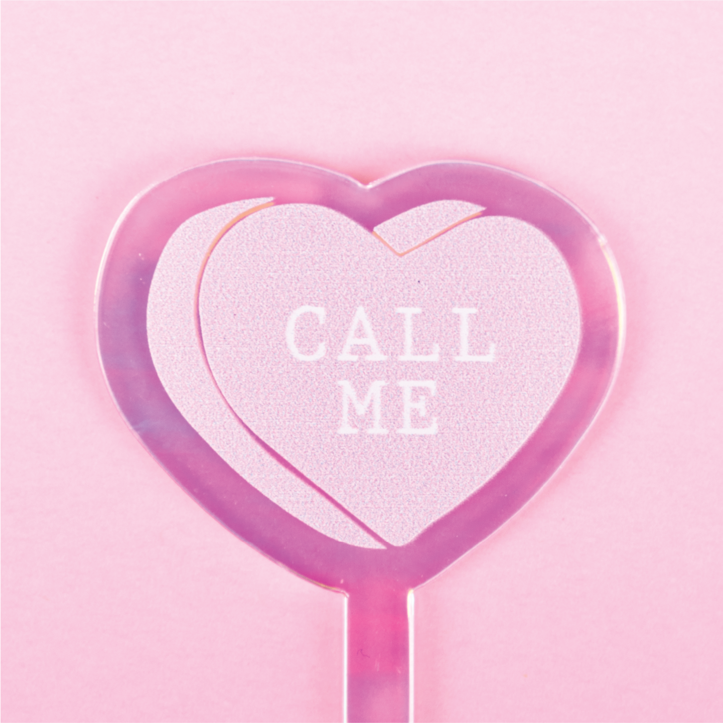 WS - Call Me Acrylic Stir Stick