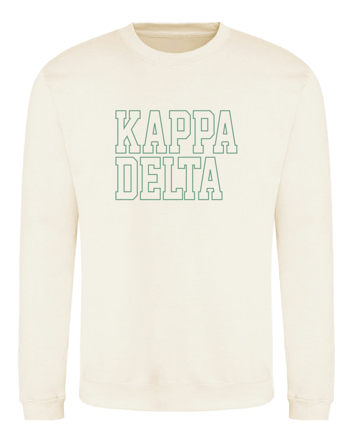 WS - Kappa Delta Block Crewneck (min qty 6) $32 / $70