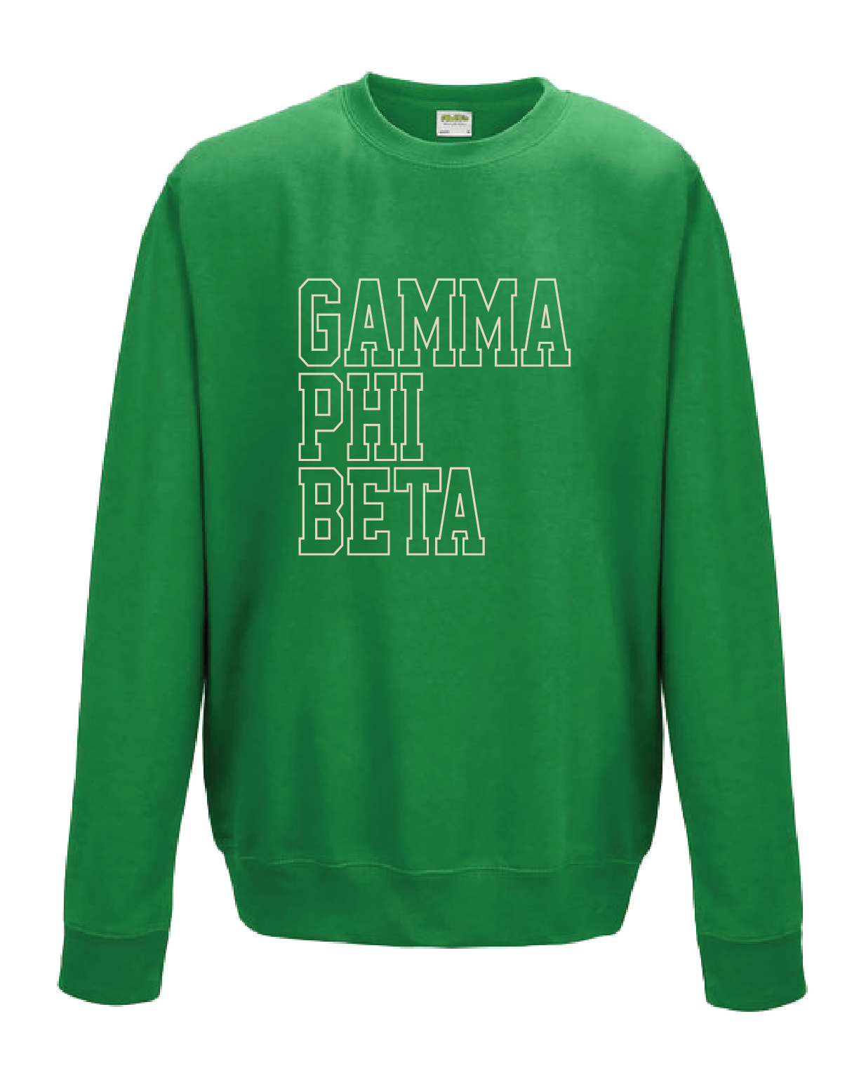 WS - Gamma Phi Beta Block Crewneck (min qty 6) $32 / $70