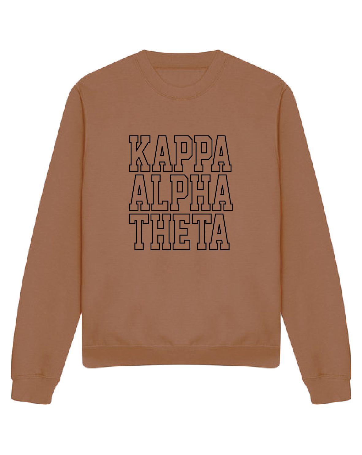 WS - Kappa Alpha Theta Block Crewneck (min qty 6) $32 / $70
