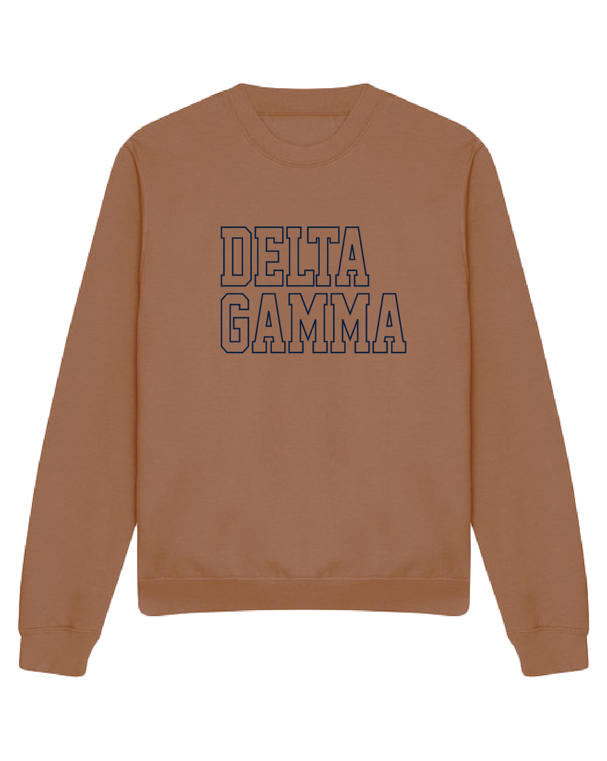 WS - Delta Gamma Block Crewneck (min qty 6) $32 / $70