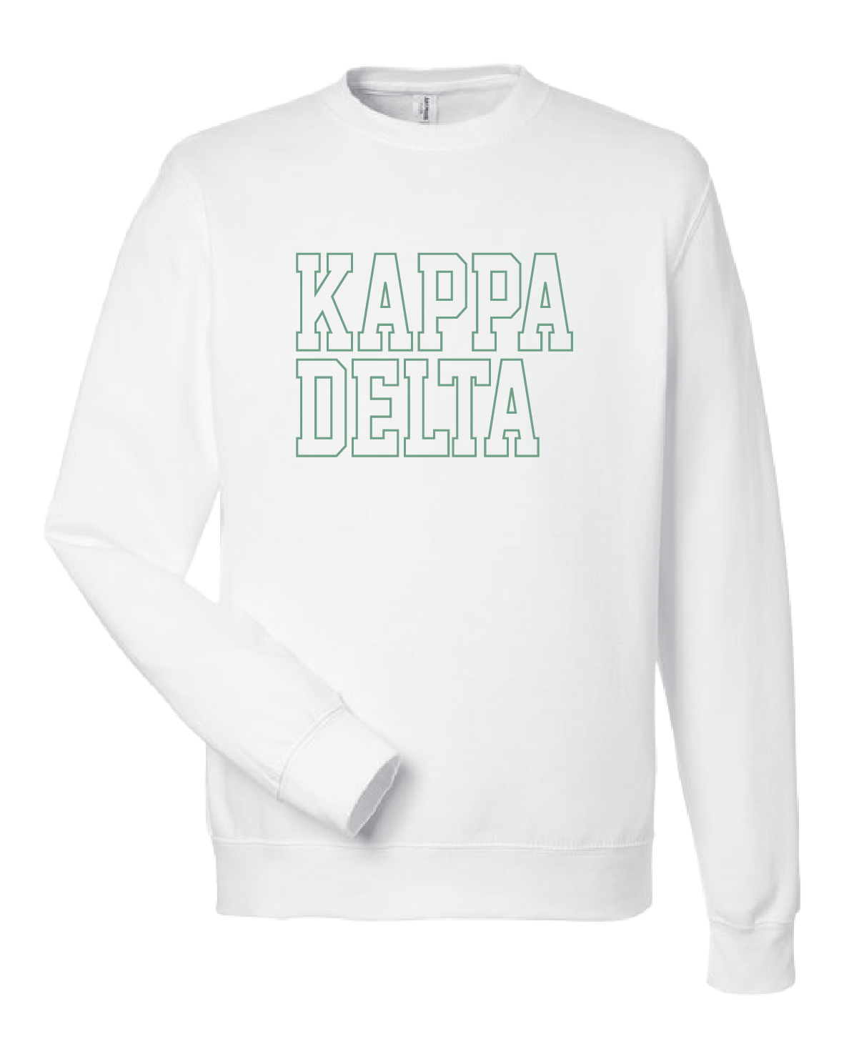 WS - Kappa Delta Block Crewneck (min qty 6) $32 / $70