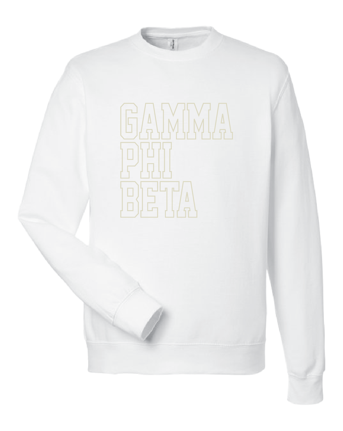 WS - Gamma Phi Beta Block Crewneck (min qty 6) $32 / $70