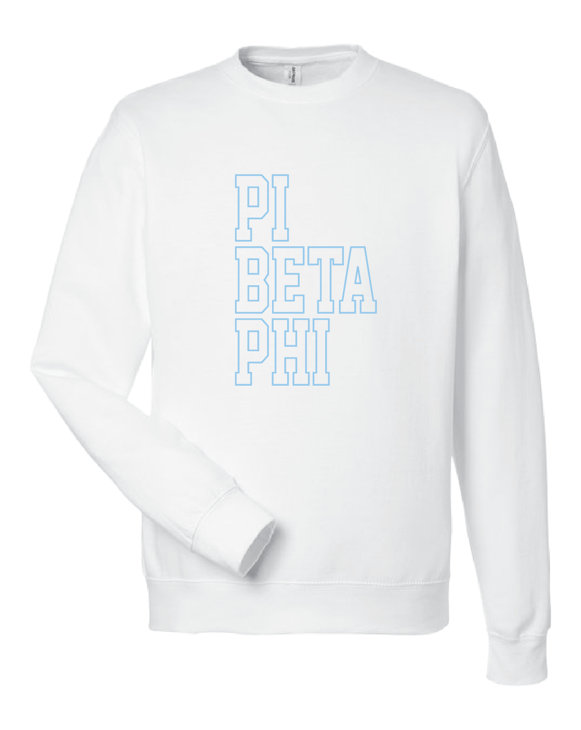 WS - Pi Beta Phi Block Crewneck (min qty 6) $32 / $70