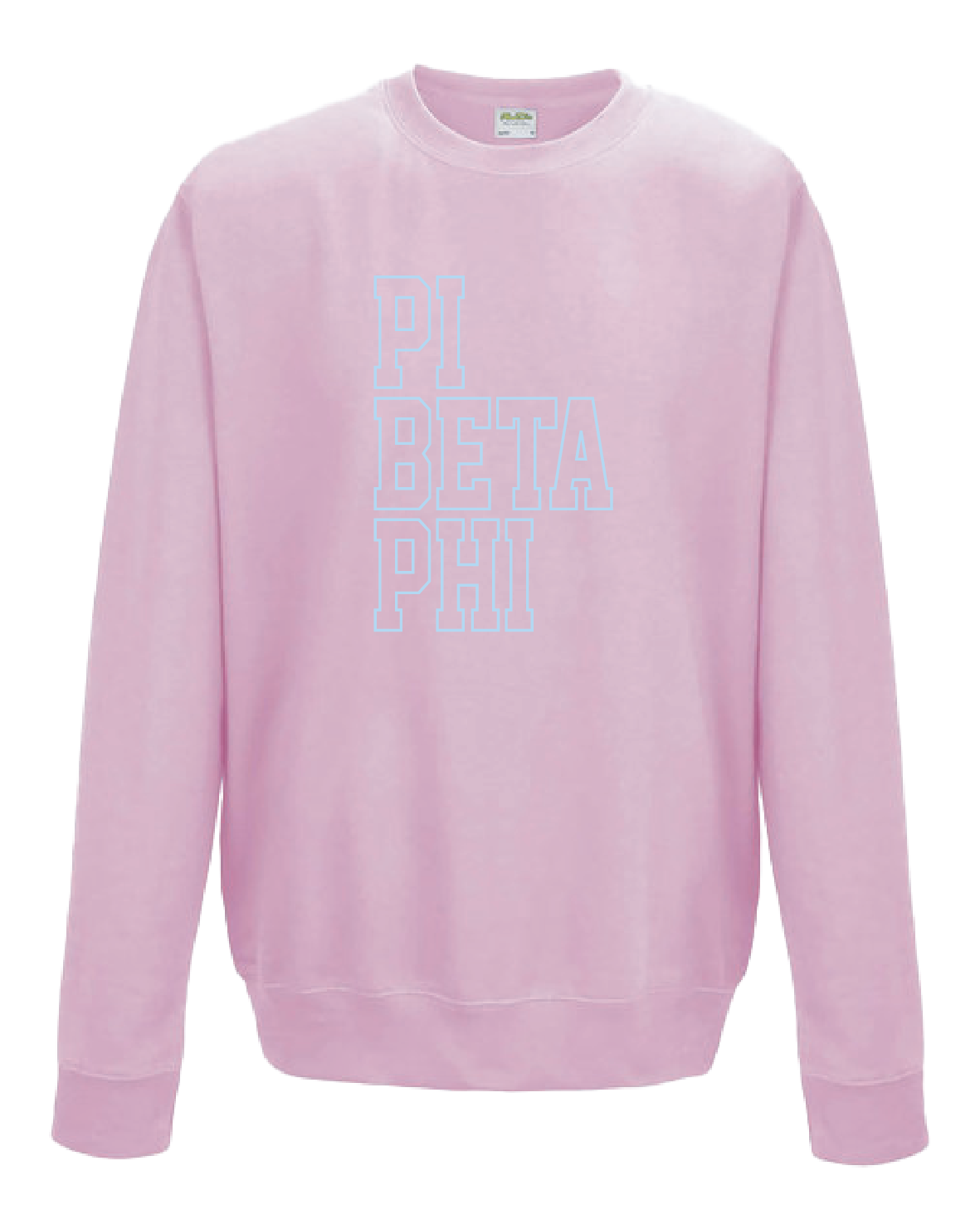 WS - Pi Beta Phi Block Crewneck (min qty 6) $32 / $70