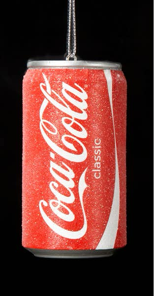 3"COCA-COLA CAN BLOW MOLD ORNAMENT 2/A