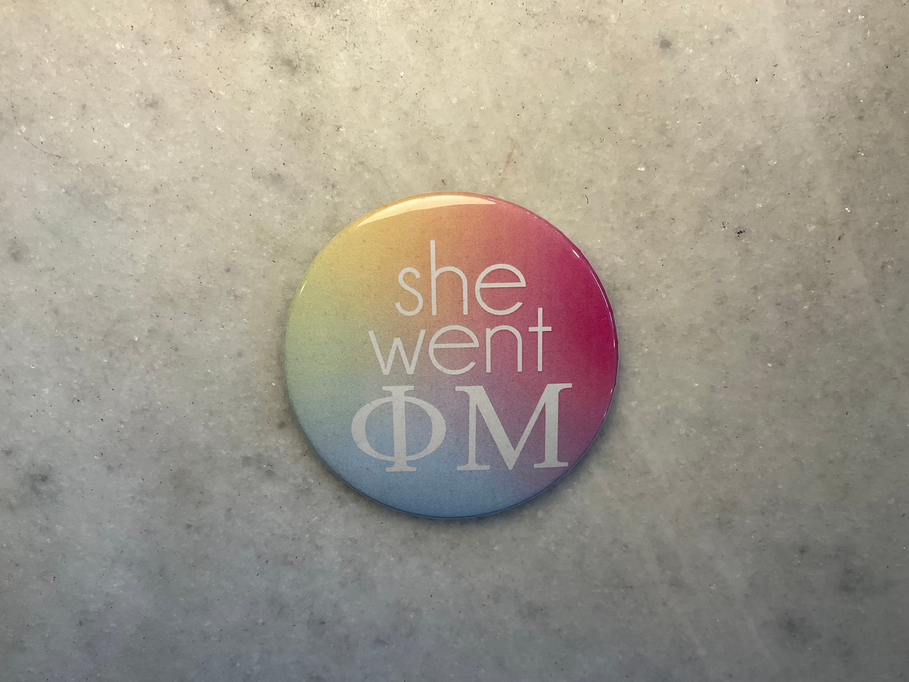 She Went ___ Button