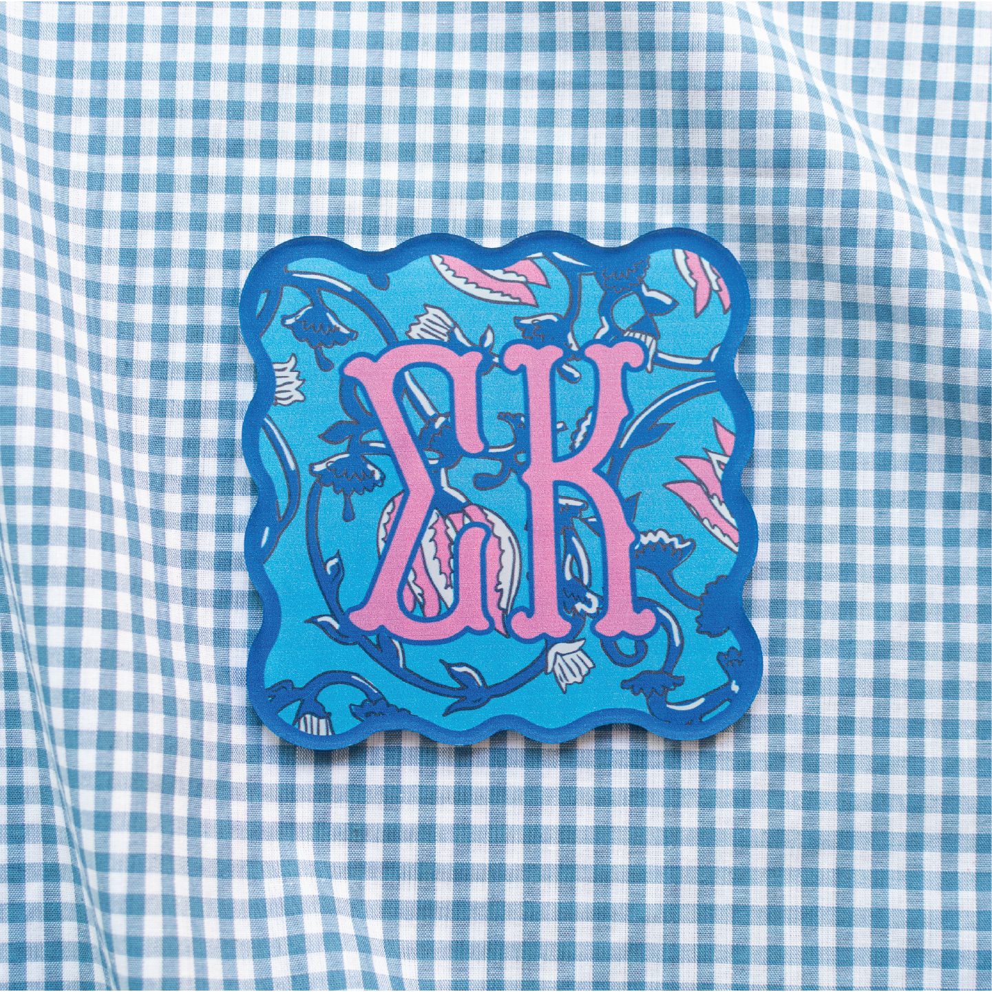 Sorority Block Print Acrylic Coasters