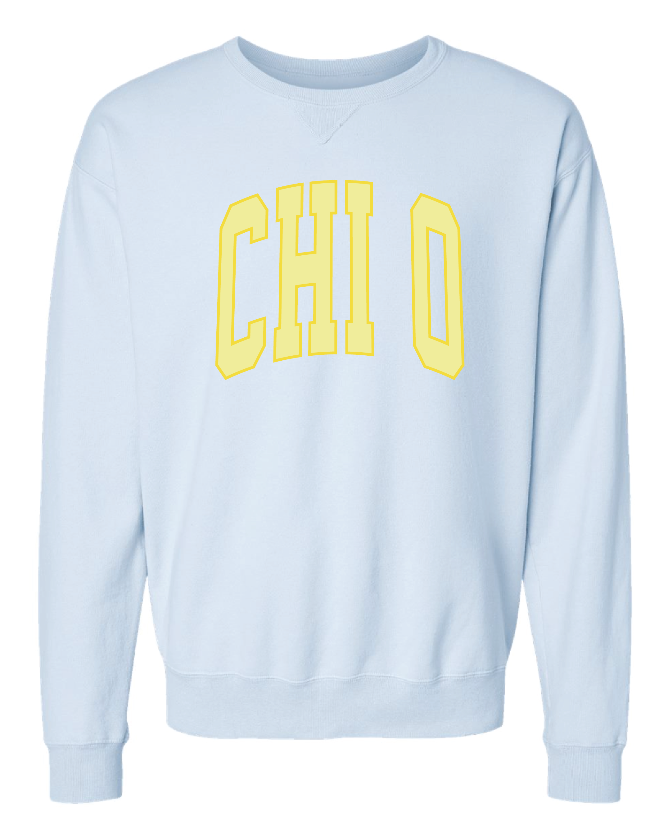 Chi O Varsity Letters Crewneck