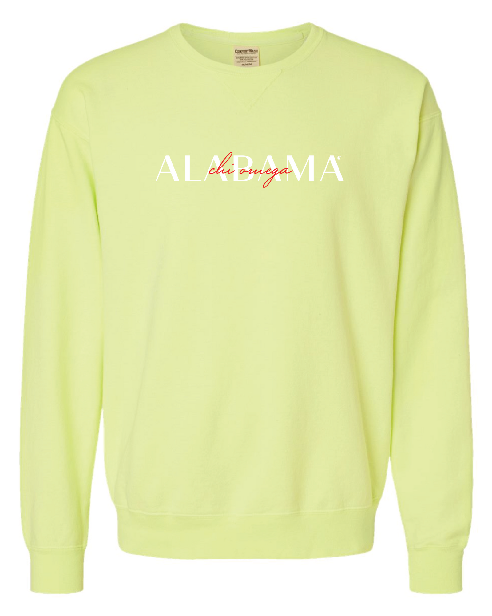 Chi O Double Embroidery Crewneck
