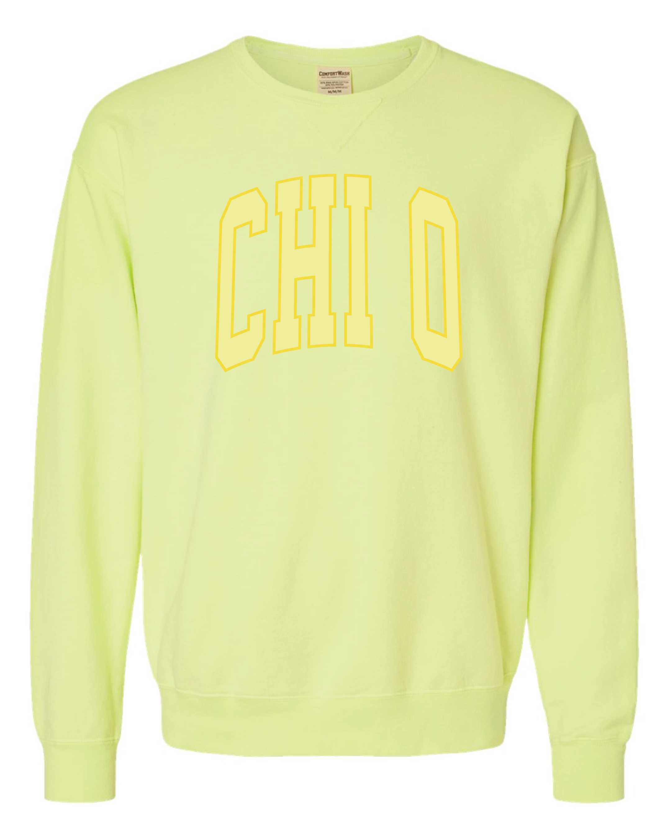 Chi O Varsity Letters Crewneck