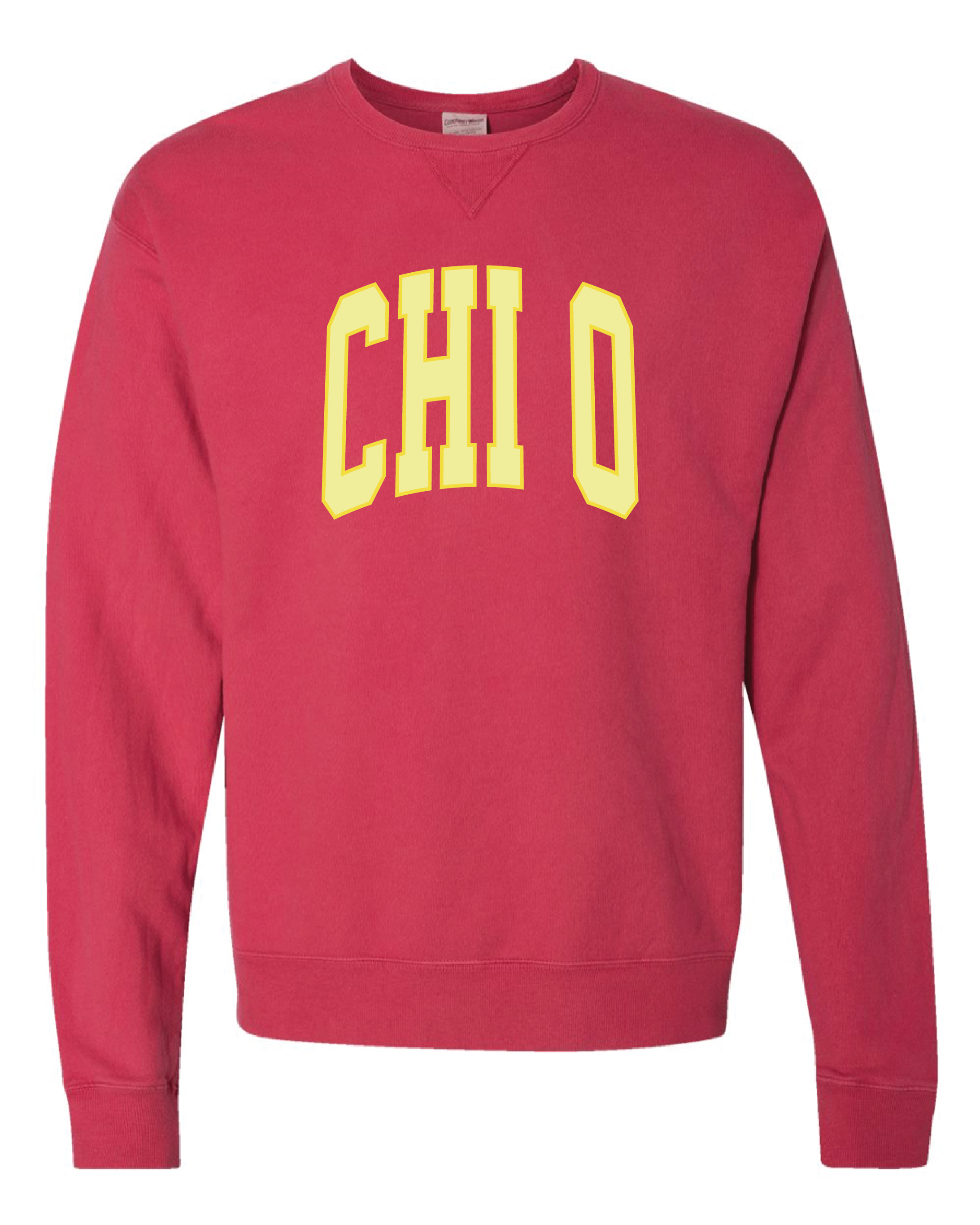 Chi O Varsity Letters Crewneck