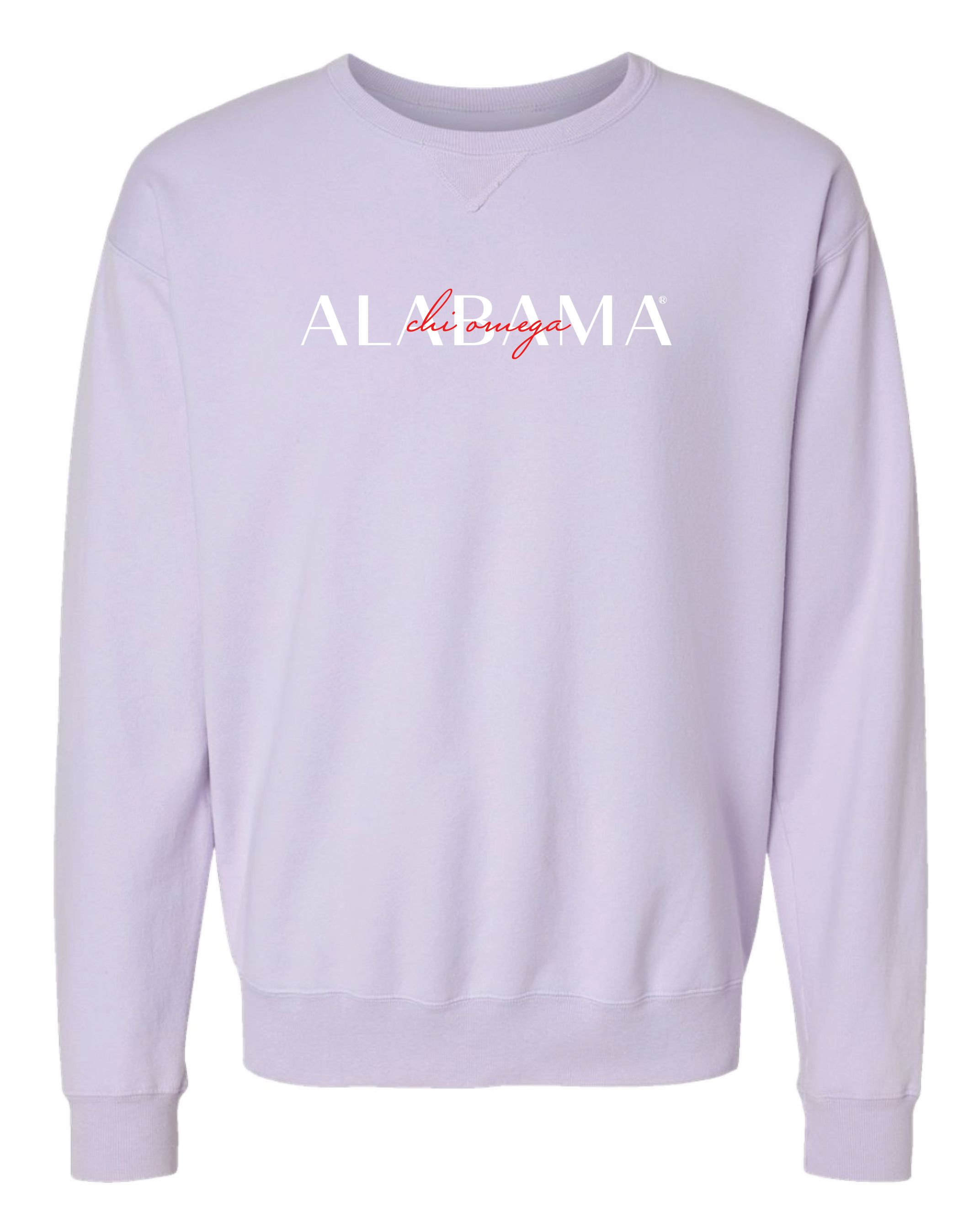 Chi O Double Embroidery Crewneck