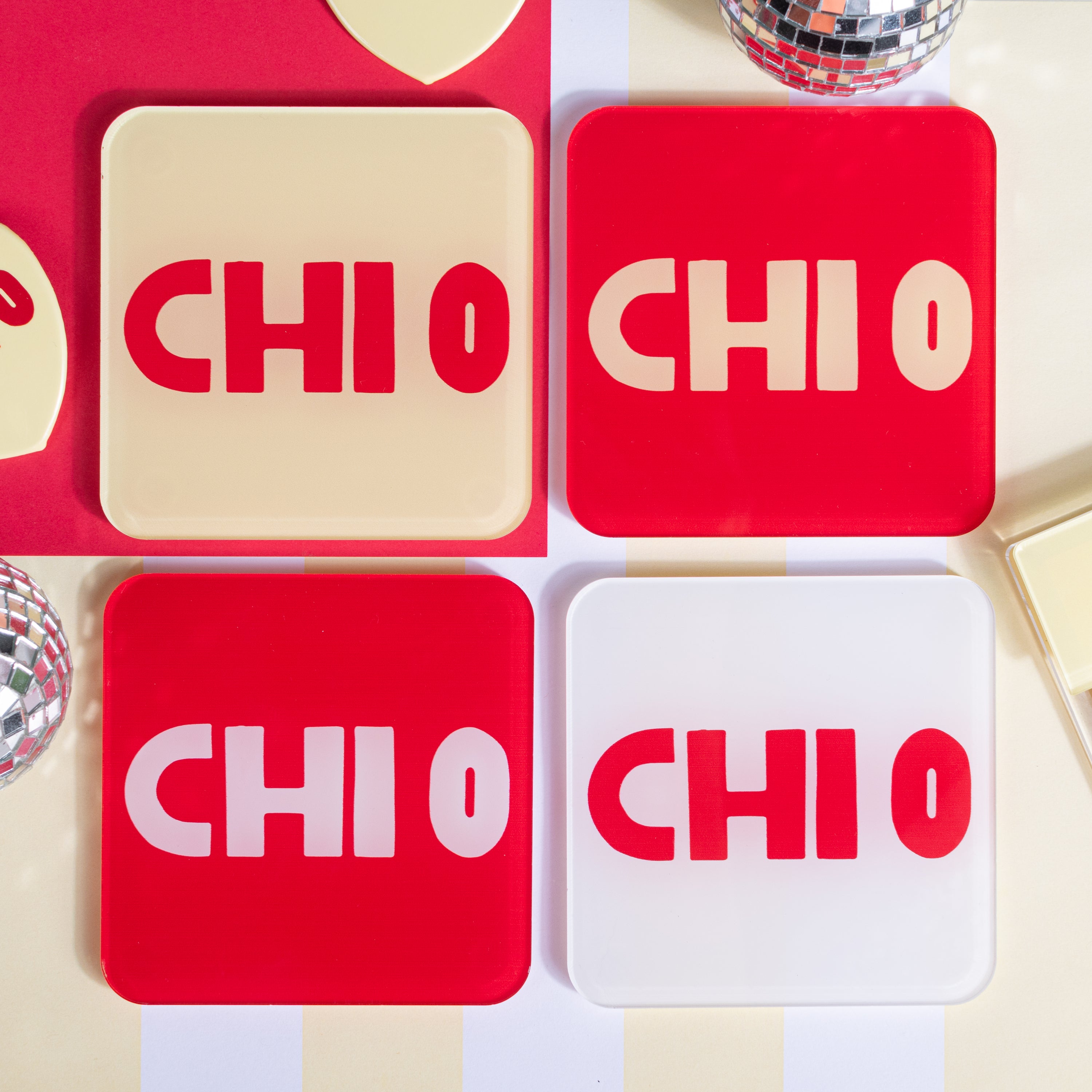 WS - Pop Acrylic Coaster (min qty of 3) $20 / $40