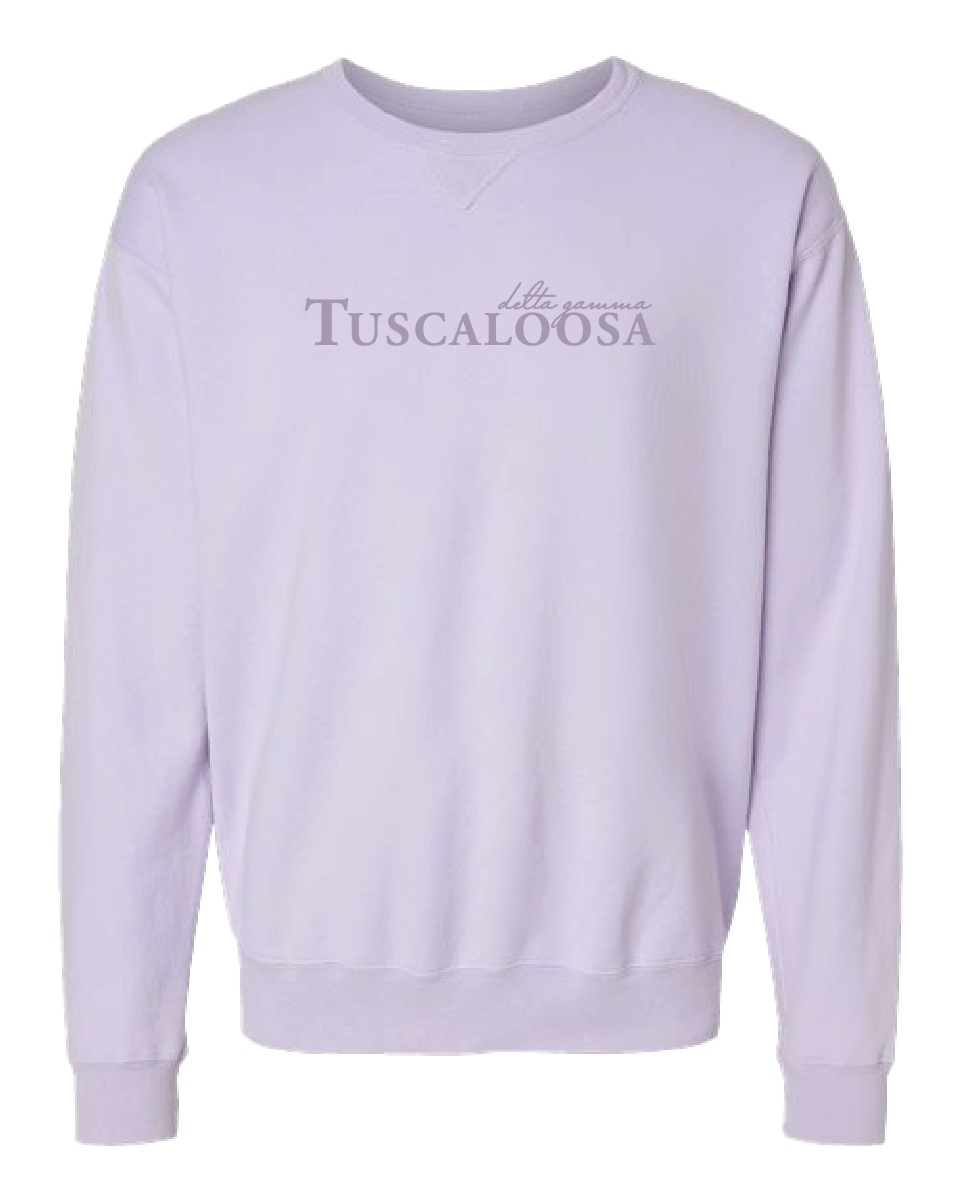 DG Tuscaloosa Tonal Embroidered Crewneck