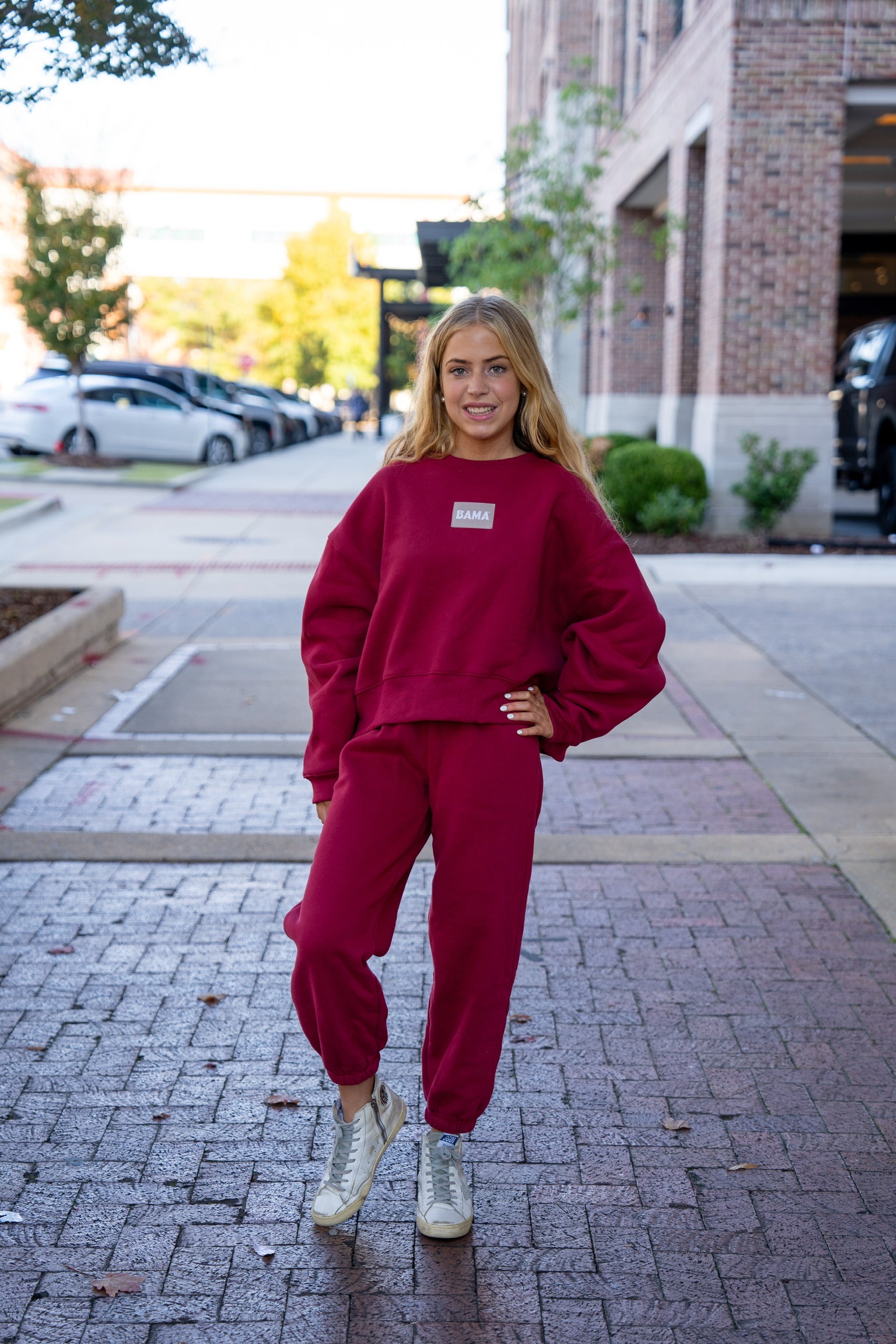 Large Bama Patch Crewnecks